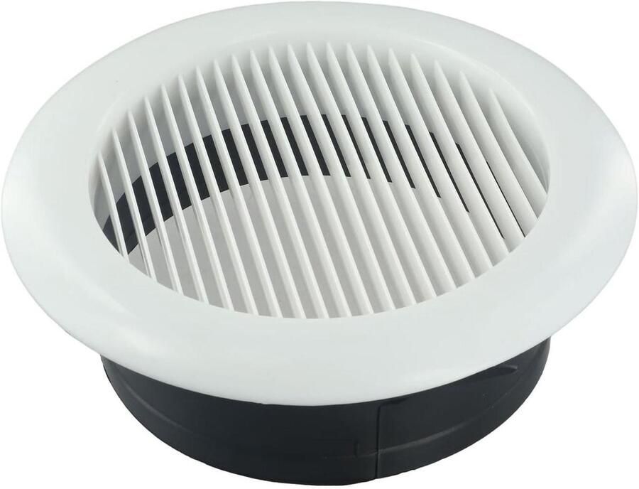 Ventilatie Grille Afzuigkap Rooster Luchtstroom Reguleren Afneembaar Paneel 200 mm Wit