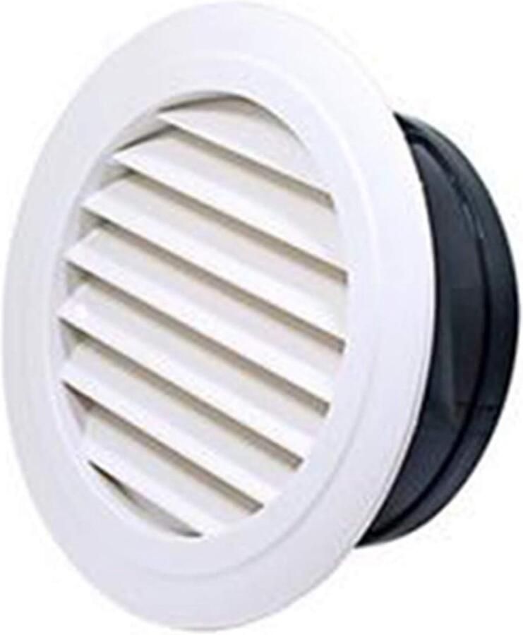 Ventilatie Grille Afzuigkap Ventiel Luchtstroom Regelen Verstelbaar Volume 75mm of 100mm Zwart