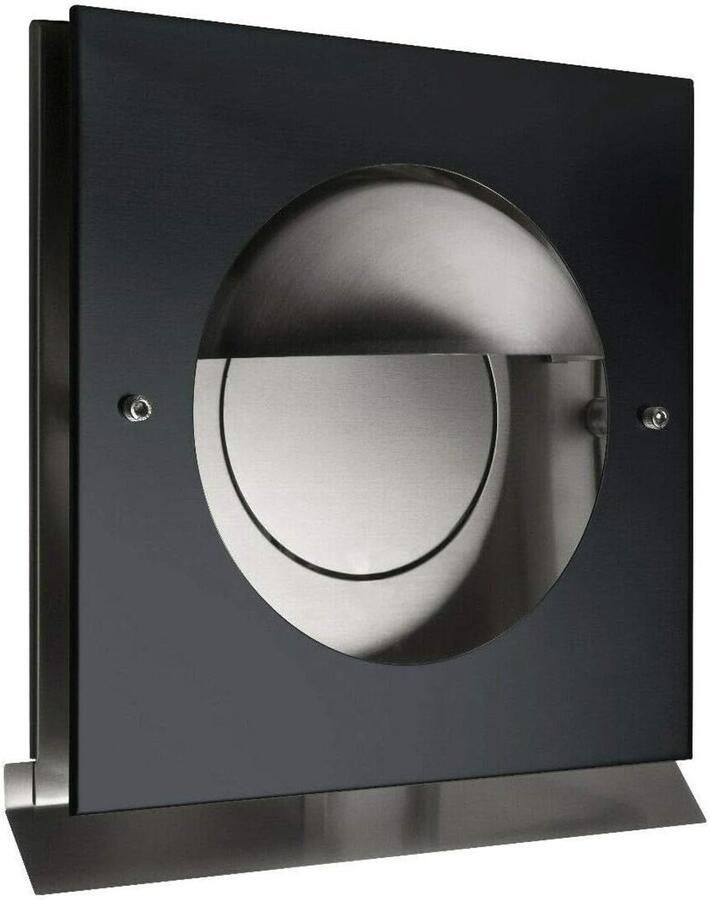 Ventilatie rooster Afzuigkap rooster Keuken ventilatie Geïsoleerde terugslagklep Ø 150 mm Zwart