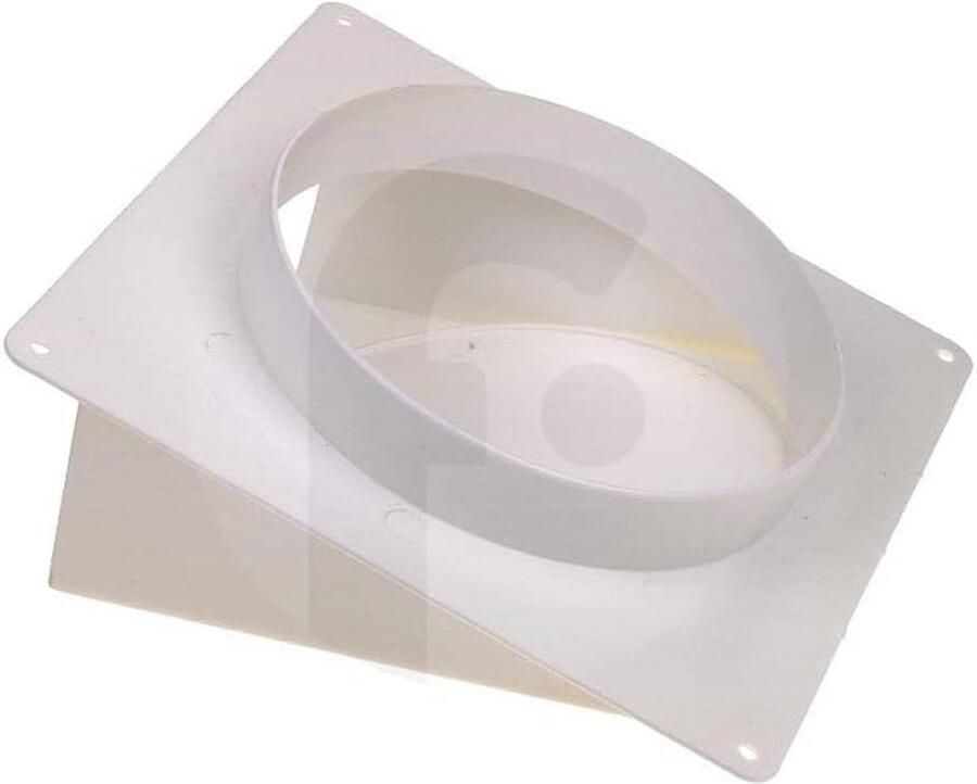 Ventilatie rooster Afzuigkap rooster Luchtcirculatie verbeteren Schuine kap ontwerp 80mm diameter Wit