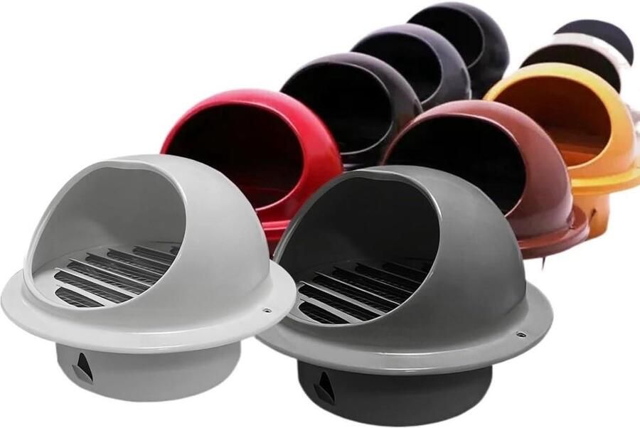 Ventilatie Rooster Afzuigkap Rooster Luchtcirculatie Verbeteren Verdikt 304 Roestvrij Staal 150 mm Wit