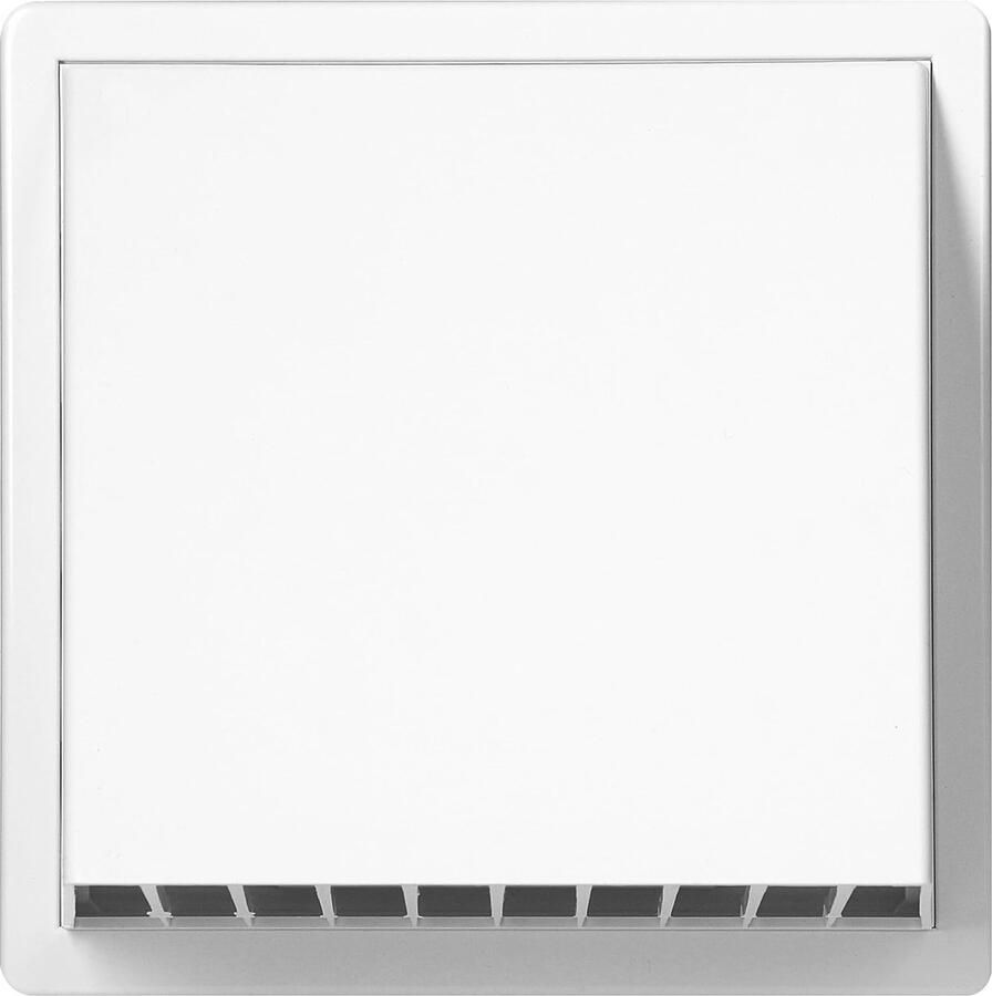 Ventilatie Rooster Afzuigkap Roostertje Buitenlucht Toevoer Met Terugslagklep Ø100mm Wit
