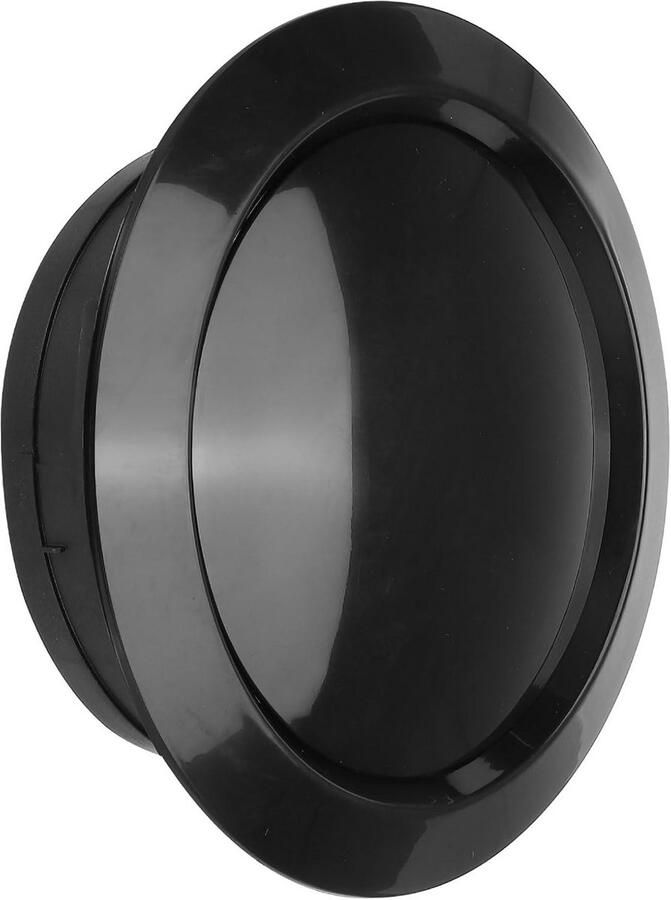 Ventilatie Rooster Afzuigkap Ventiel Luchtstroom Regelen Verstelbaar Paneel Diameter 25.5cm Zwart