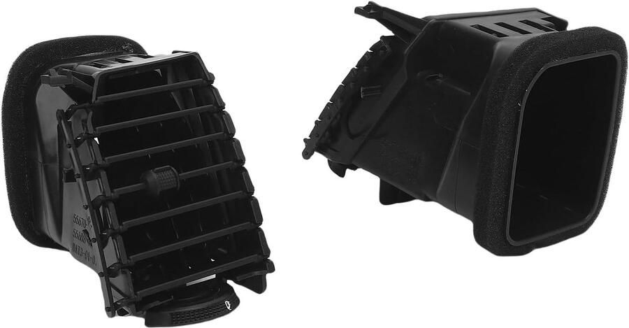 Ventilatie rooster Airco grill Auto interieur Hoge sterkte ABS 23x11x9 cm Zwart