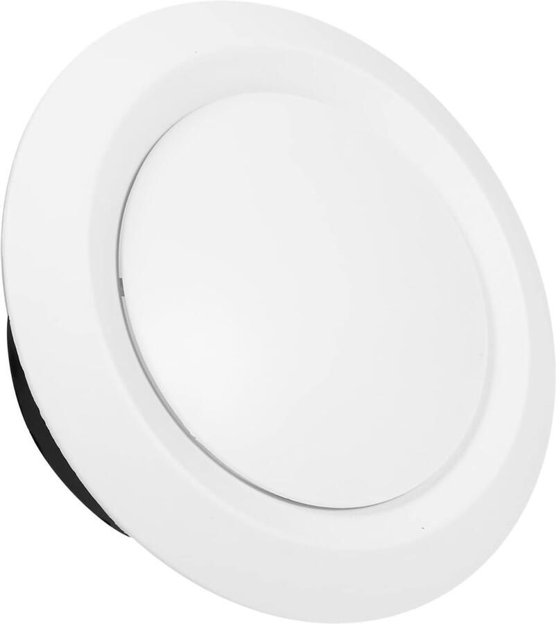 Ventilatierooster Afzuigkap Afdekking Geluidsarme Ventilatie Verstelbaar Ontwerp 150 mm Wit
