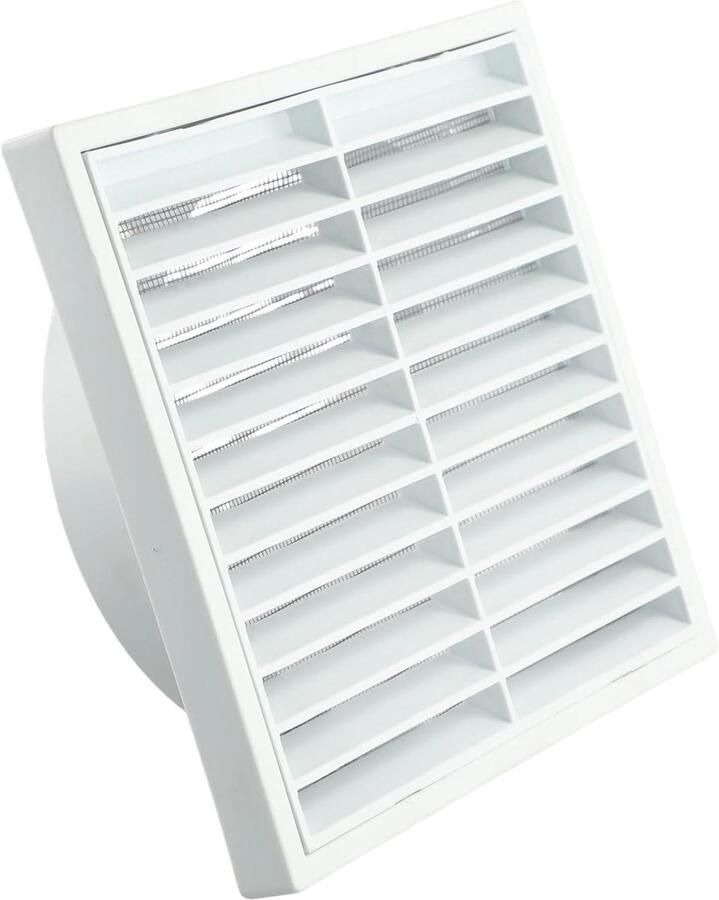 Ventilatierooster Afzuigkap rooster Luchtcirculatie Verbeteren Vermin Bescherming 150 mm Wit
