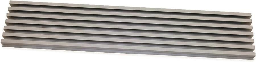 Ventilatierooster Keuken Afdekking Oven Keuken Ventilatie Mat Geanodiseerd 60 cm breed Aluminium - Foto 1