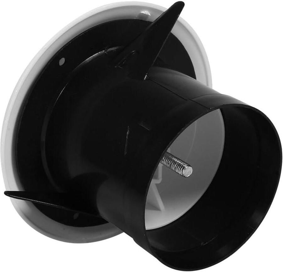 Ventilatierooster Rond Afzuigkap Rooster Luchtstroom Regelen Eenvoudig Ontwerp 100mm Wit