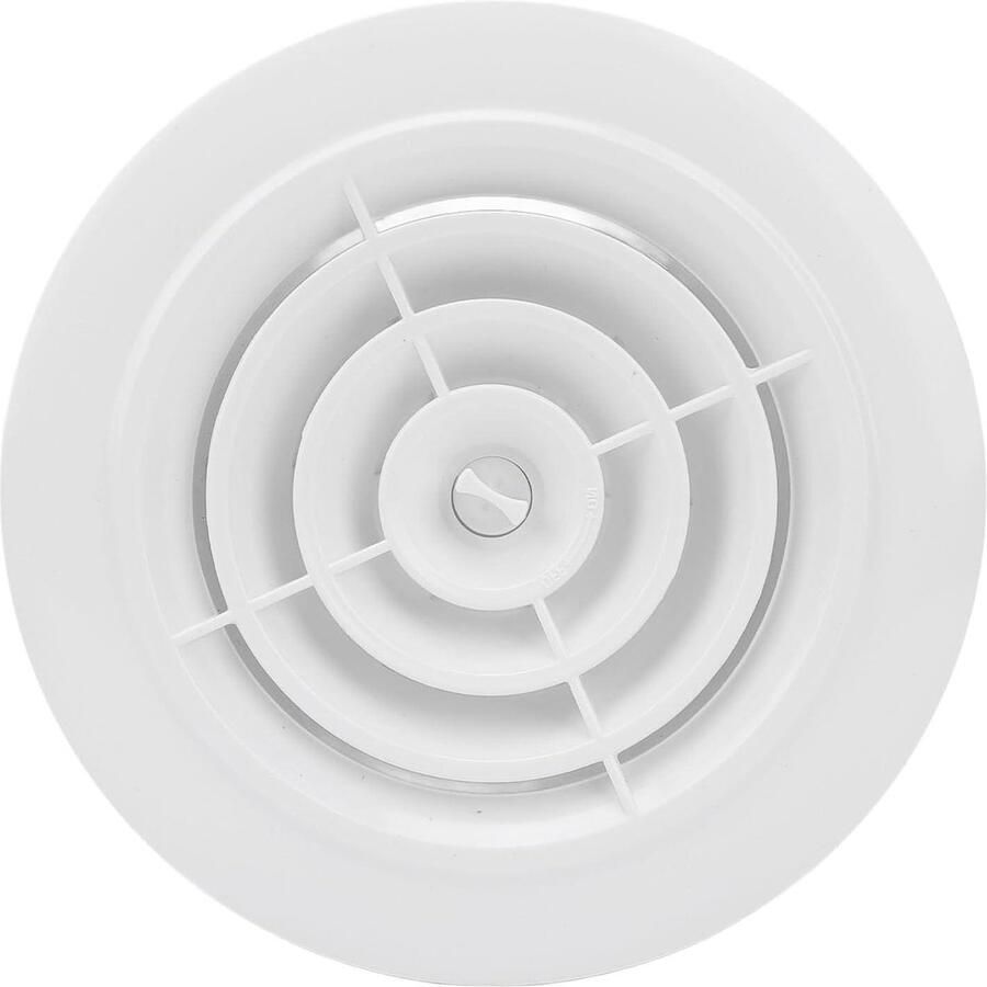 Ventilatierooster Rond Afzuigkap Ventiel Luchtcirculatie Verbeteren Verwijderbaar Paneel 100 mm Wit
