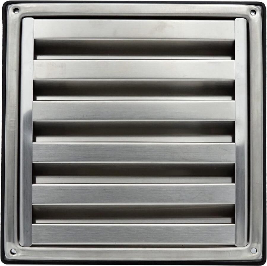 Ventilatierooster RVS Afzuigkap rooster Lucht afvoer Met insectenwering Ø 100 mm