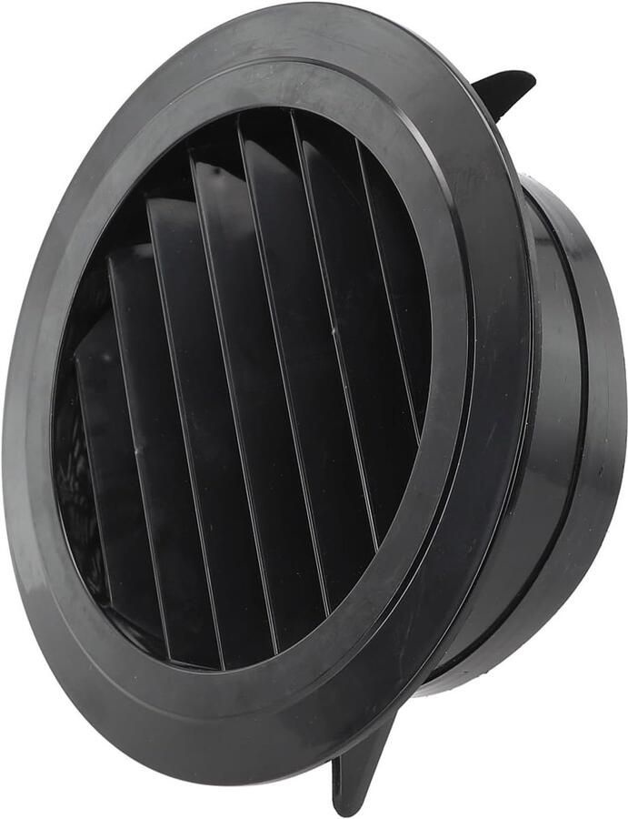 Ventilatieslang Roosters Afzuigkap Deksel Luchtstroom Verbeteren Afneembaar Paneel 150MM Diameter Zwart