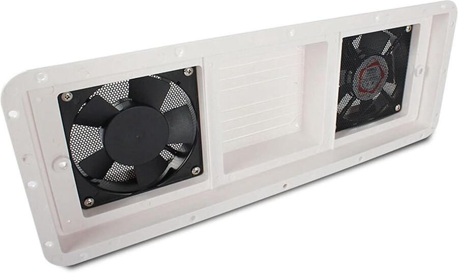 Ventilator Camper Afzuigkap Caravan Frisse Lucht Laag Geluidsniveau 48 x 18.5 x 7 cm Wit