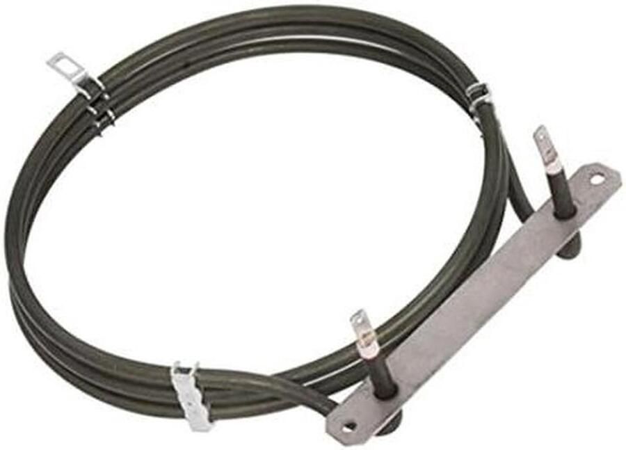 Ventilator Oven Element Circulair Rond Element Oven Reparatie 2500 Watt Vermogen 225x192mm Zilverkleurig