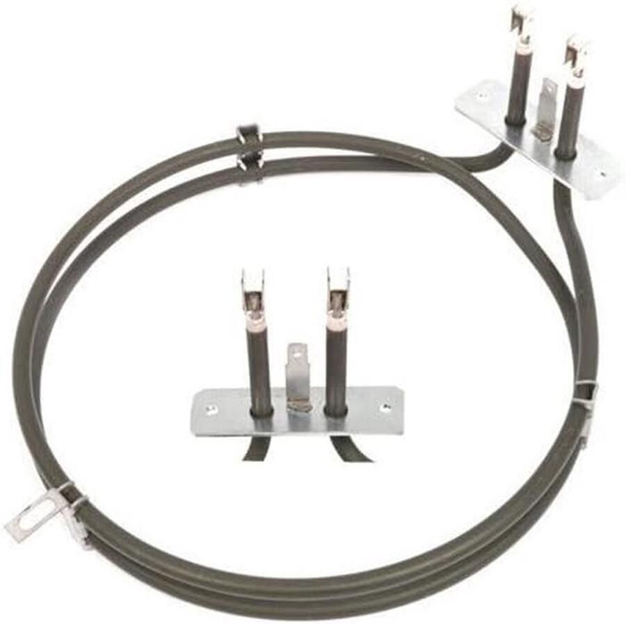 Ventilator Oven Element Oven Verwarmingselement Oven Reparatie 2 Bochten 2000W 225mm x 193mm Zilver
