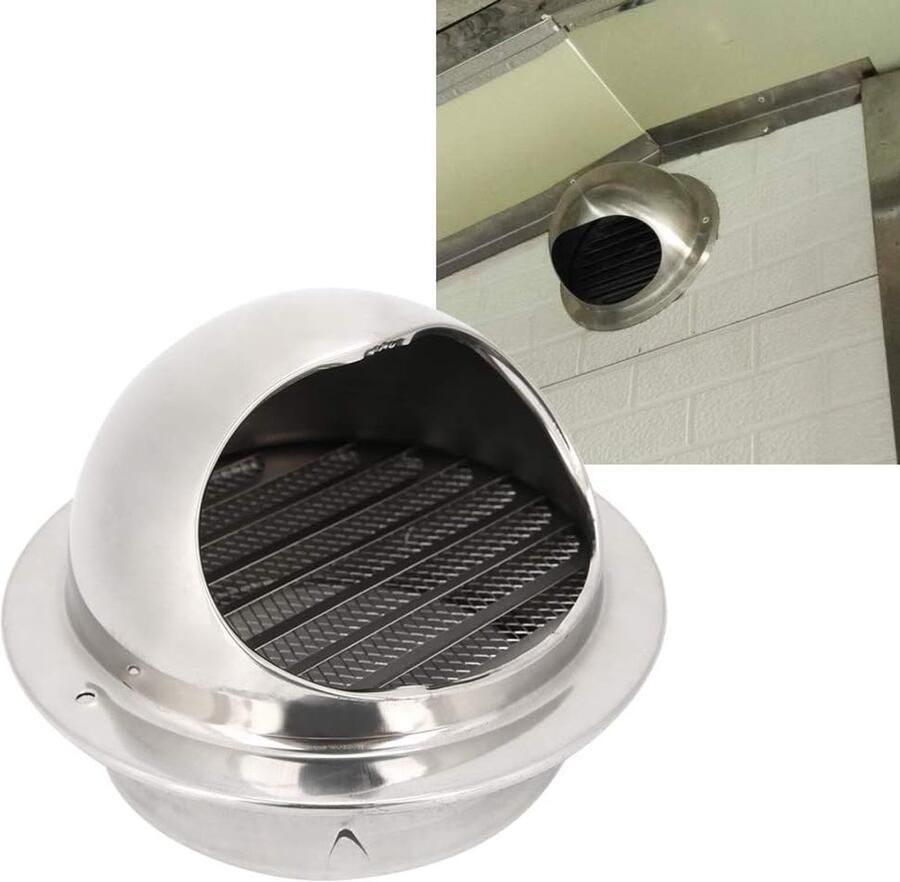 Ventilator Uitlaat Afzuigkap Accessoire Keuken Ventilatie Roestvrij Staal 150 mm Diameter