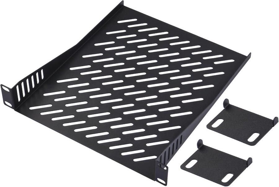 Ventileerde 1U Rack Plank Lade voor Server en Netwerkkast