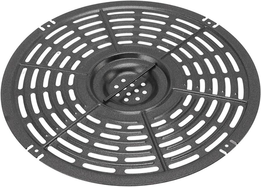 Upgrade Grillpan voor Airfryer Antiaanbaklaag Vervangende Accessoires en Onderdelen (22CM) voor Perfect Gekruid Koken