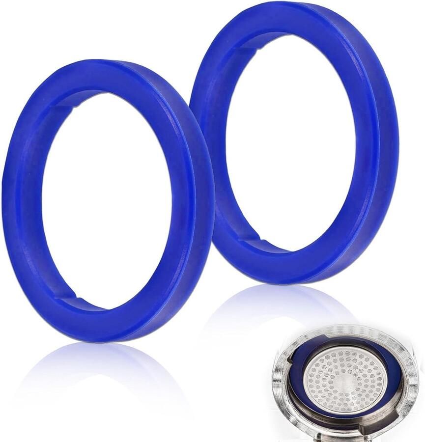 Verbeterde O-Ring Silicones voor E61 Espresso Machine Duurzame Seals Optimale Afsluiting en Lange Levensduur Blauw 73 x 57 x 8.5mm