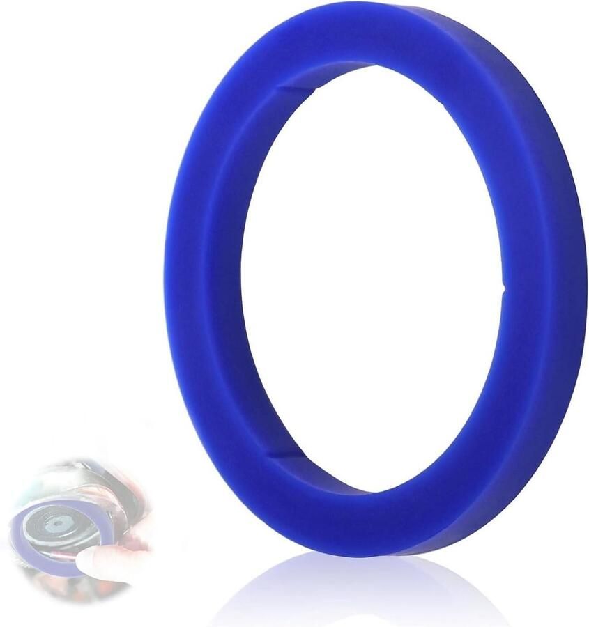 Verbeterde O-ring zeefhouder afdichting voor E61 espresso machine hoogwaardige silicone langere levensduur optimale afdichting blauw ø 73 x 57 x 8.5 mm perfect voor koffie liefhebbers en barista's