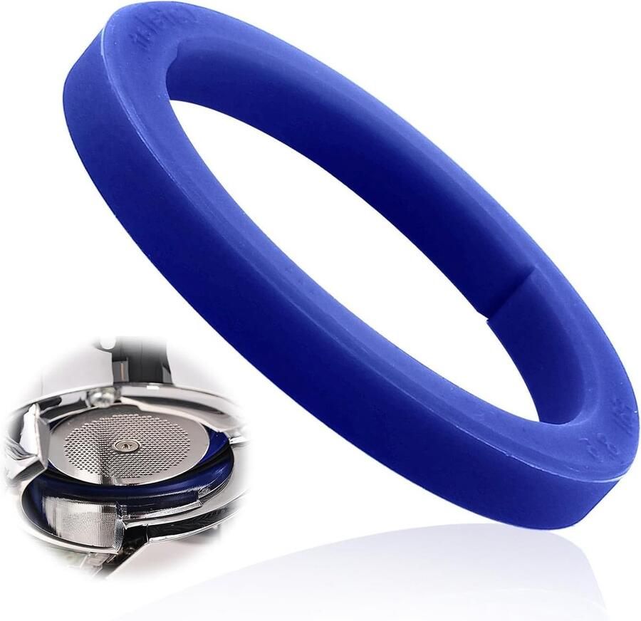 Verbeterde O-Ring Zeefhouderafdichting voor E61 Espresso Machine Vervangingsafdichting Duurzaam Silicoon Ø 73 x 57 x 8.5 mm Blauw Koffiezetapparaat Accessoire Koffie Bereiden E61 Afdichting