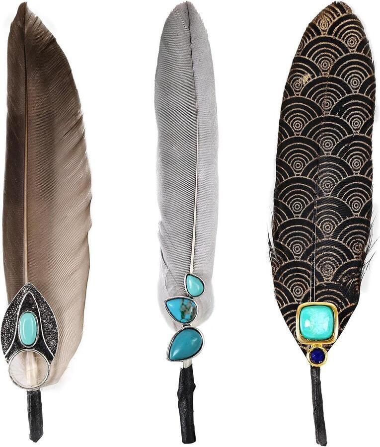 Veren om te knutselen 3 stuks struisvogelveren voor hoeden haarsieraden maskers (A)