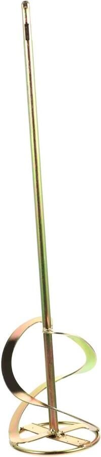 Verfmixer Opzetstuk Boormachine Mixer Betonstaaf Verf Mengen Eenvoudig te Reinigen 48.5x10.5cm Goud