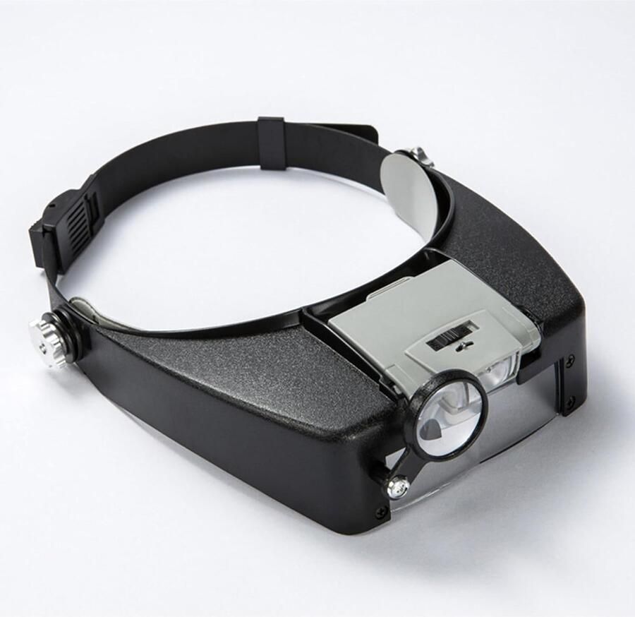 Vergrootbril 1.5X 3X 6.5X 8X Eyewear Vergrootglas met 2 LED Lichten Hoofd Lamp Loupe voor Reparaties Lezen Sieraden Maken