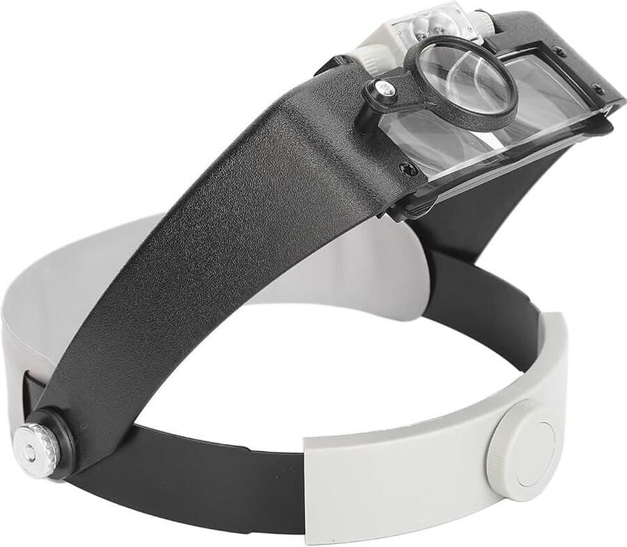 Vergrootglas Draagbare Handsfree Vergrootglazen 1.5X 3X 8.5X 10X Head Mount Vergrootglas Met Led-Licht Voor Lezen Reparatie & Handwerken Jobs