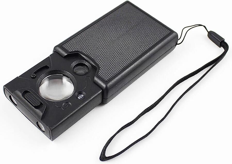 Vergrootglas met ledlicht 30 x 45 x 60 x vergrootglas voor juweliers met led- en uv-licht voor sieraden valuta's inspectie verkenning van ouderen munten kruis naaien