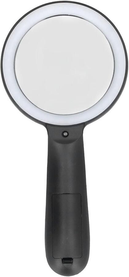 Vergrootglas met Licht 10X Handheld Grote Leesvergrootglazen voor Maculaire Degeneratie Senioren Lezen Lassen Inspectie