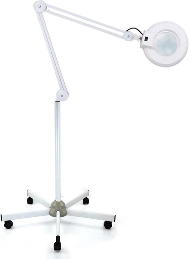 Vergrootglas met licht en standaard 5 x led-loeplamp vergrootlamp led met standaard voor werkplek leeslamp
