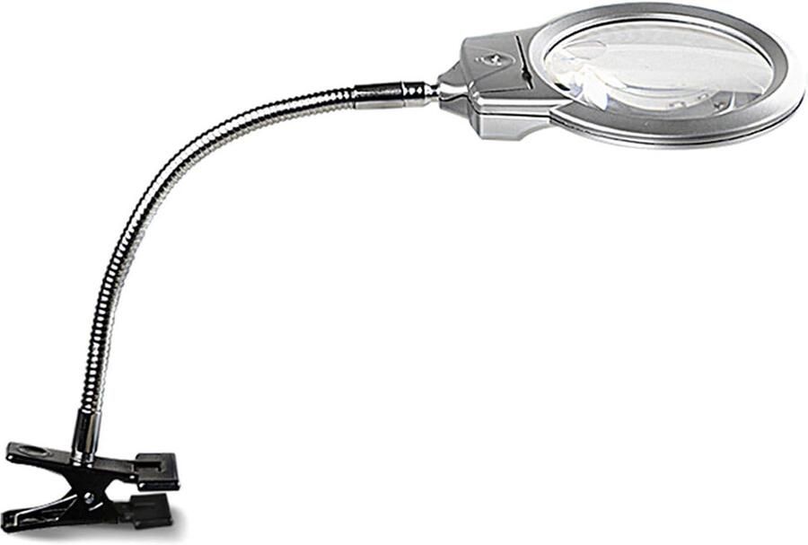 Vergrootlamp met licht klem vergrootglas clip-on tafel heldere LED verlichte vergrootglazen voor het lezen van diamant schilderen kruissteek