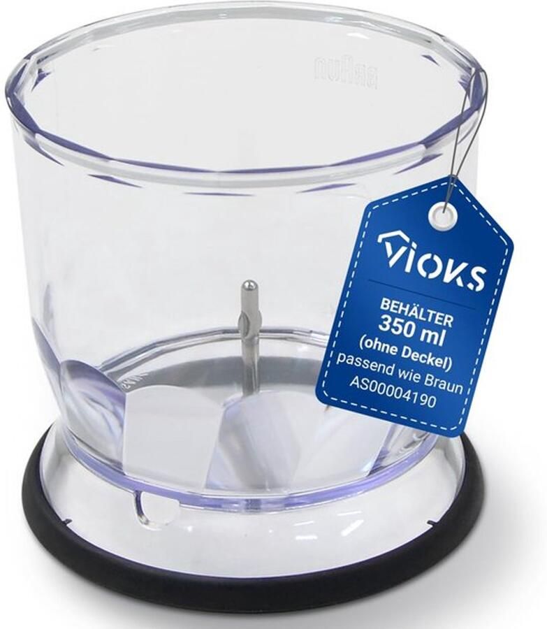 Verhakmolen houder 350 ml vervanging voor AS00004190 & 67050145 kom beker opzetstuk voor staafmixer multifunctionele hakmolen blender accessoires