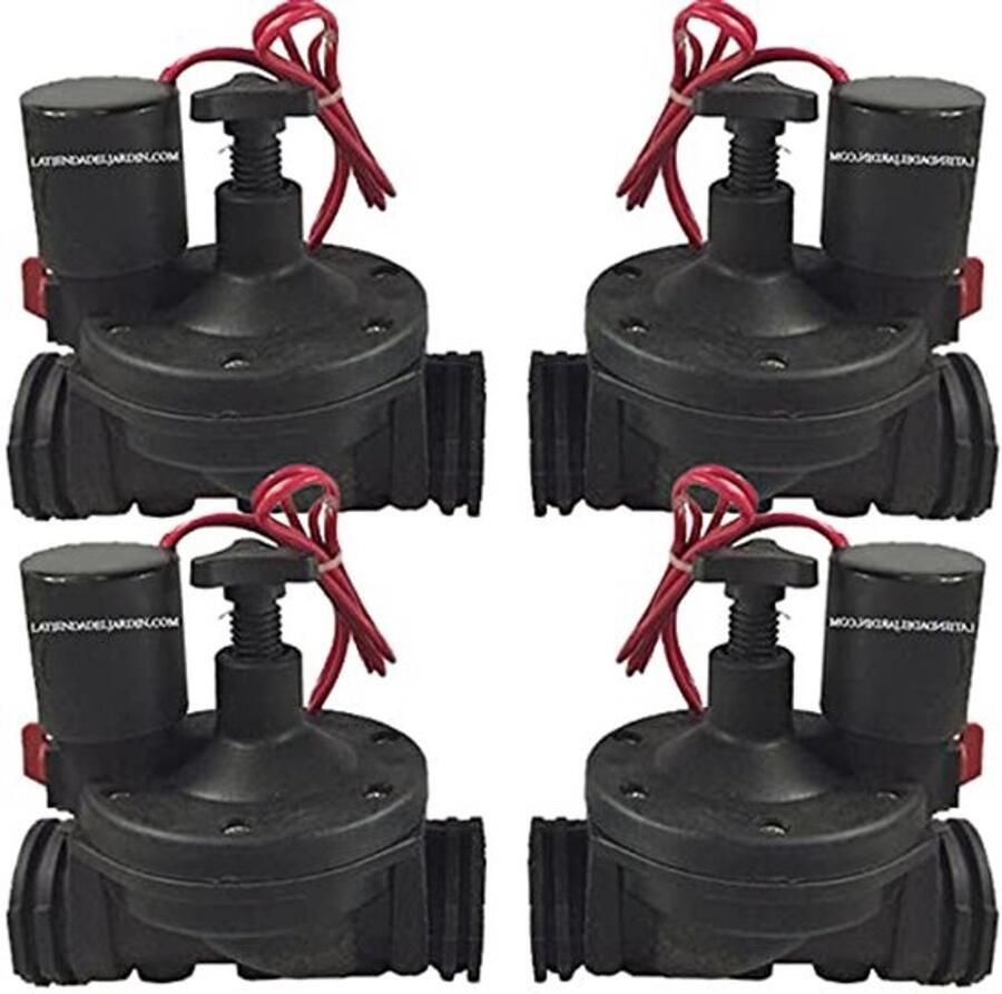 Verpakking met 4 x elektrische apparaten automatisch 2 5 cm 24 V 32 mm met kauwzoneregelaar voor elektrische programmeerders van elk merk