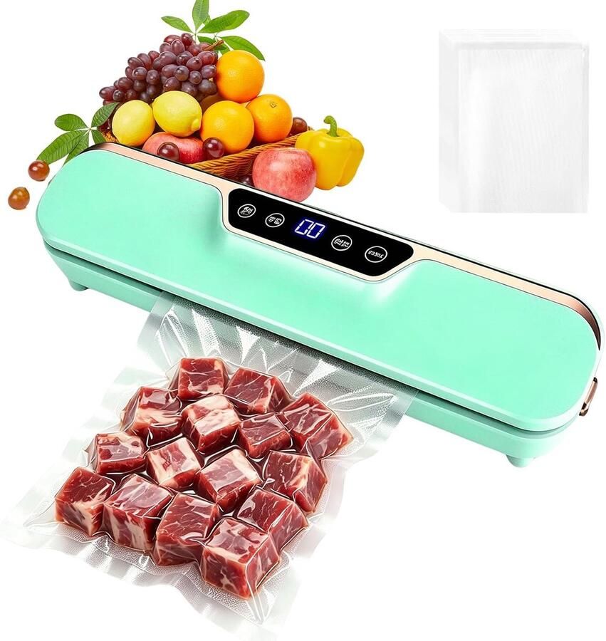 Verpakkingsmachine 120 W 4 modi dubbele afdichting perfect voor sous vide en conserveren ShopVlot