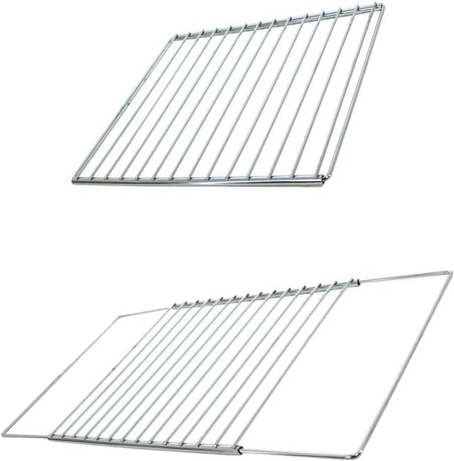 Verstelbaar Grillrooster van 47 tot 75 cm x 35 cm Ideaal voor Oven en Grill