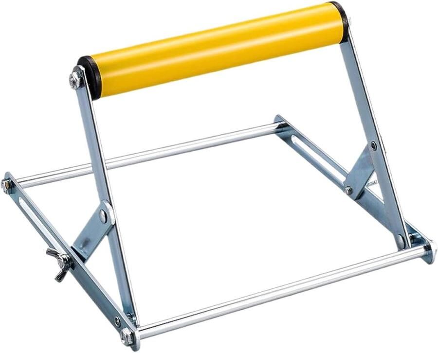 Verstelbaar Steunframe Snijmachine Houder Precisie Snijwerk Opvouwbaar Ontwerp 55-135 mm Hoogte Geel