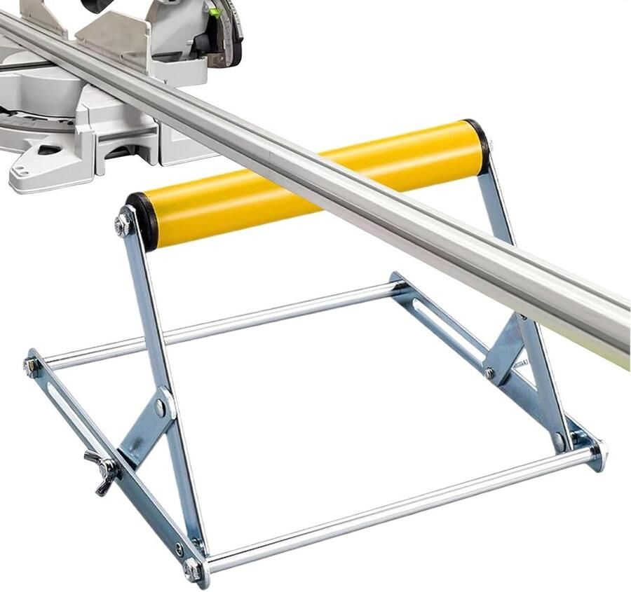Verstelbaar steunframe Snijmachine standaard Precisie snijwerk In hoogte verstelbaar 55-135 mm bereik Geel