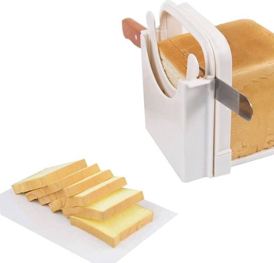 Verstelbare Broodsnijder Handmatige Snijmachine voor Zelfgemaakt Brood