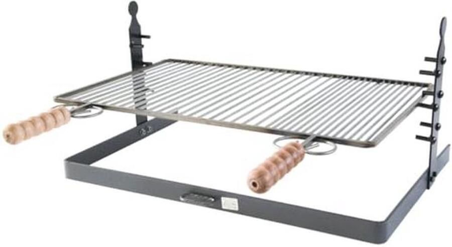 Verstelbare Grillpan met Standaard 60 x 37 cm