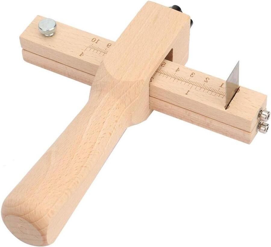 Verstelbare lederen snijmachine Snijgereedschap voor riemen en DIY projecten met strips Handig in gebruik