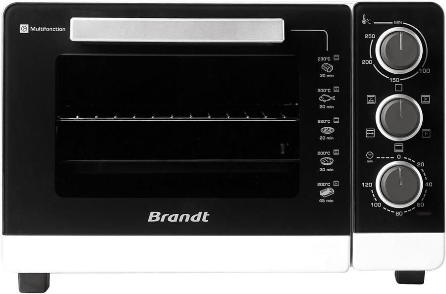 Verstelbare Mini-oven 26 Liter met Draaispit en 1500W Vermogen Compacte Oven