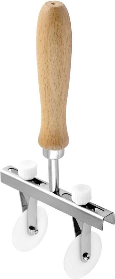 Verstelbare Pastamachine Snijder met 2 Messen voor Zelfgemaakte Pasta