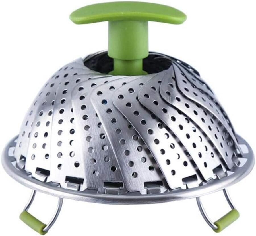 Verstelbare RVS Stoommand voor Pannen Inzetbaar Huishouden