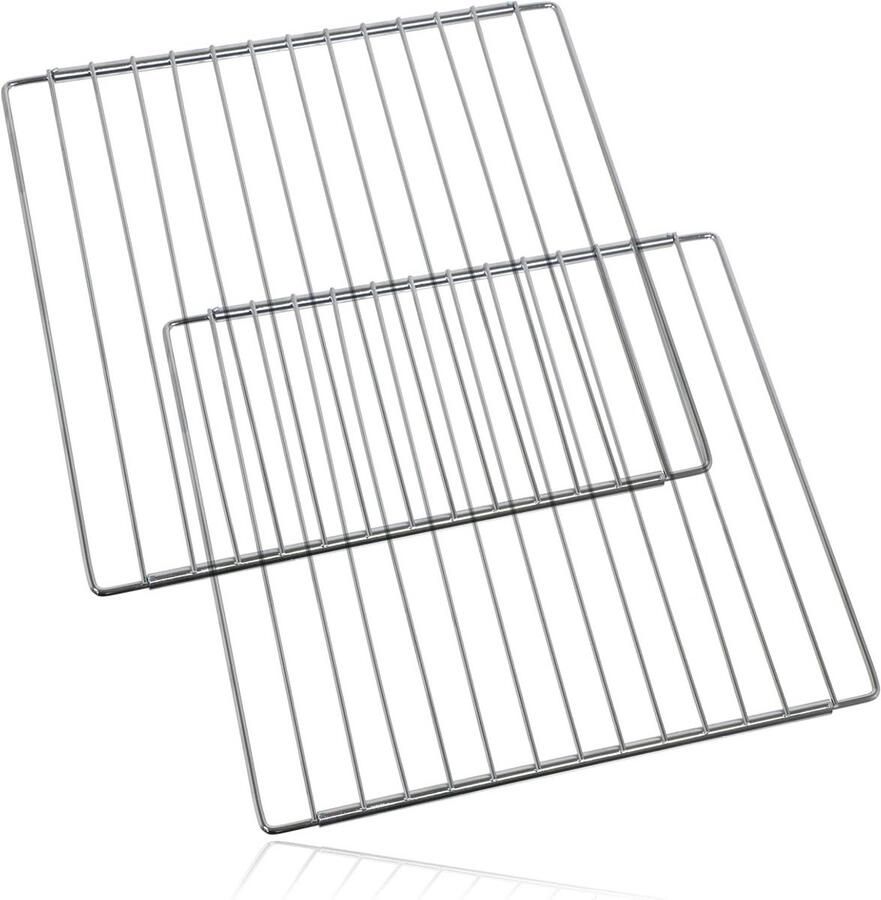 Verstelbare Uittrekbare Oven Kookplaat voor Caravans en Campers (Set van 2 310 x 345-565mm)