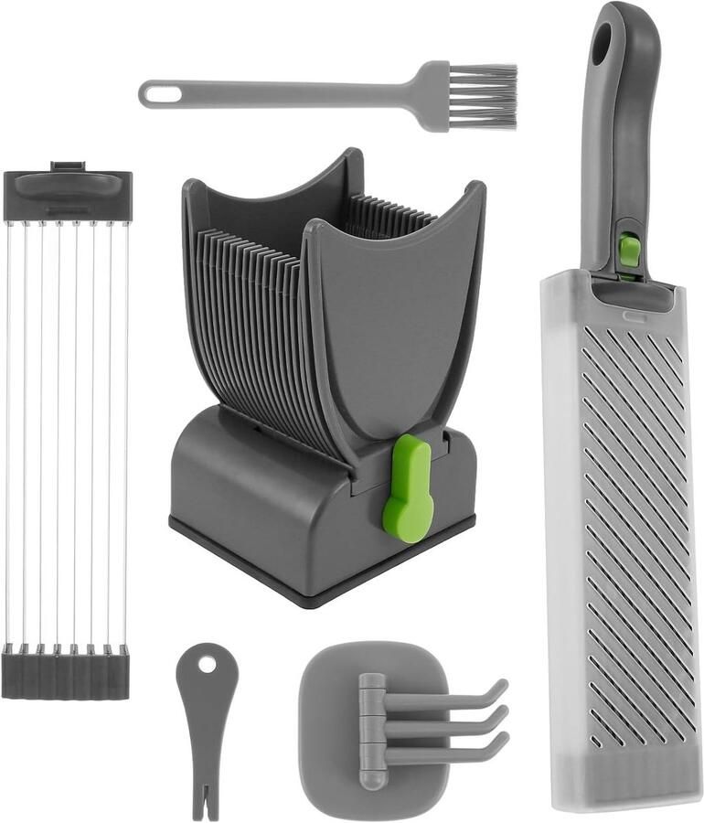 Verstelbare Vlees Snijmachine RVS Handmatige Vlees Snijder voor Vlees Kaas en Groenten Dikte 2-4 mm