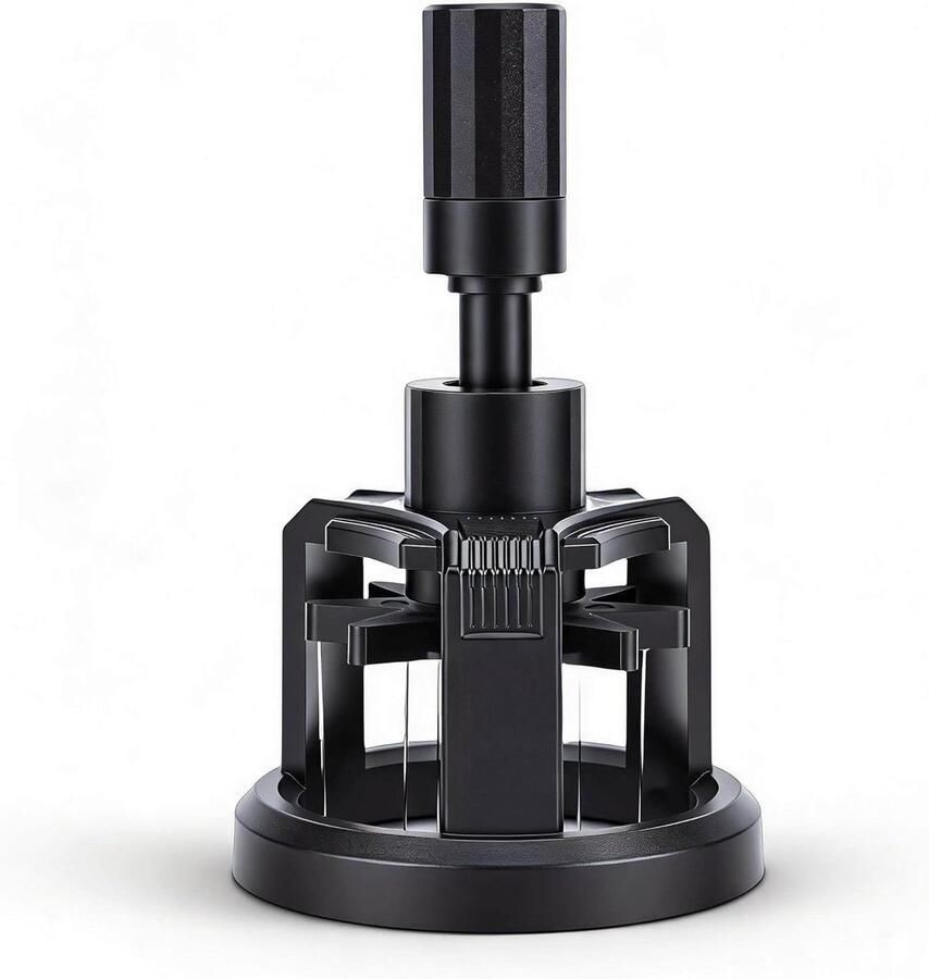 Verstelbare WDT-gereedschappen voor Espressoroerders met Roestvrijstalen Naalden Mechanische Distributietool voor Perfecte Espresso Duurzaam en Afneembaar (51MM)