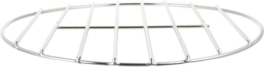 Versterkt Stoomrek Kookgerei Accessoire Gerechten Stomen Voedselveilig Roestvrij Staal 28x28x0.4CM Zilver