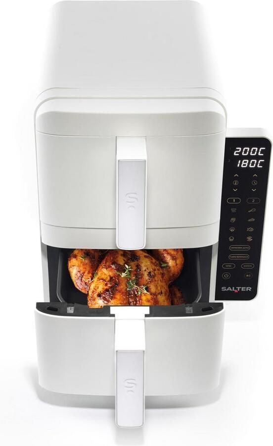 Verticale Airfryer 9L Digitaal Stapelbaar Ruimtebesparend en Gezond Frituren