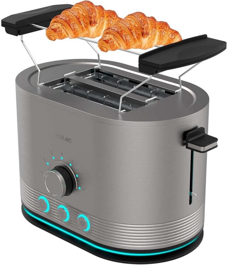 Verticale Broodrooster Dubbele Sleuf Broodrooster Brood Roosteren Brede Sleuven 2 Sneetjes Staal